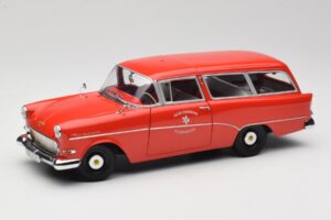 Opel Rekord P1 Caravan Feuerwehr Neuenkirchen Minichamps 1:18 180043291 Metalli