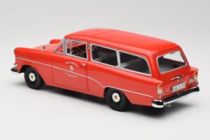 Opel Rekord P1 Caravan Feuerwehr Neuenkirchen Minichamps 1:18 180043291 Metalli — kuva 7 / 8
