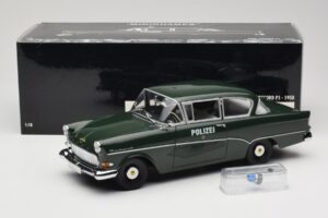 Opel Rekord P1 Polizei Minichamps 1:18 180043290 Metalli — kuva 8 / 8
