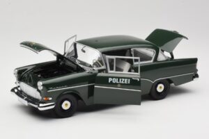Opel Rekord P1 Polizei Minichamps 1:18 180043290 Metalli — kuva 2 / 8