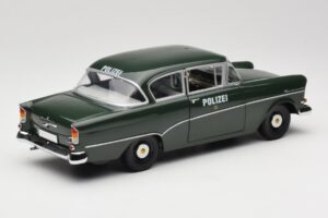 Opel Rekord P1 Polizei Minichamps 1:18 180043290 Metalli — kuva 3 / 8