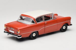 Opel Rekord P1 Punainen Minichamps 1:18 180043201 Metalli — kuva 3 / 8