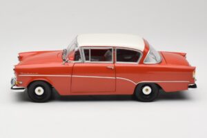 Opel Rekord P1 Punainen Minichamps 1:18 180043201 Metalli — kuva 4 / 8