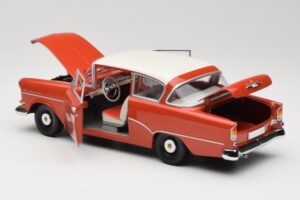 Opel Rekord P1 Punainen Minichamps 1:18 180043201 Metalli — kuva 5 / 8