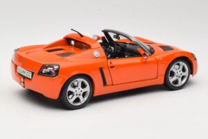 Opel Speedster Oranssi Maisto 1:18 31615 Metalli — kuva 3 / 8