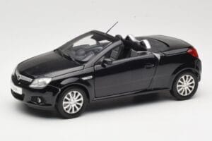 Opel Tigra TwinTop B Musta Norev 1:18 183600 Metalli
