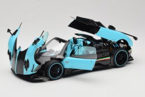 Pagani Zonda Uno Carbon Vaaleansininen Almost Real 1:18 850630001 Metalli — kuva 2 / 8