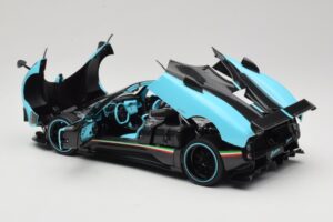 Pagani Zonda Uno Carbon Vaaleansininen Almost Real 1:18 850630001 Metalli — kuva 5 / 8