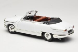 Panhard PL17 Cabriolet Valkoinen Solido 1:18 8174 Metalli — kuva 7 / 8