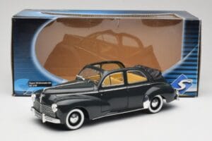 Peugeot 203 Avoauto Musta Solido 1:18 8156 Metalli — kuva 8 / 8