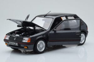 Peugeot 205 GTi 1.6 Graphite Harmaa Norev 1:18 184845 Metalli — kuva 2 / 8
