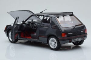 Peugeot 205 GTi 1.6 Graphite Harmaa Norev 1:18 184845 Metalli — kuva 5 / 8