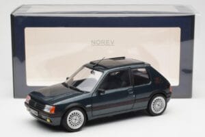 Peugeot 205 GTI 1.9 Magic Sorrento Vihreä Norev 1:18 184859 Metalli — kuva 8 / 8