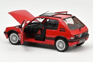 Peugeot 205 GTi 1.9 PTS Deco Vallelunga Punainen Norev 1:18 184846 Metalli — kuva 2 / 3