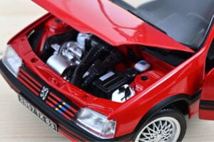 Peugeot 205 GTi 1.9 PTS Deco Vallelunga Punainen Norev 1:18 184846 Metalli — kuva 3 / 3