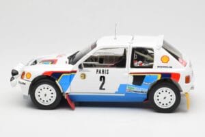 Peugeot 205 T16 #2 A. Vatanen / T. Harryman Rally Monte Carlo 1985 Norev 1:18 184864 Metalli — kuva 4 / 8