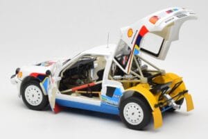 Peugeot 205 T16 #2 A. Vatanen / T. Harryman Rally Monte Carlo 1985 Norev 1:18 184864 Metalli — kuva 5 / 8