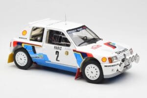 Peugeot 205 T16 #2 A. Vatanen / T. Harryman Rally Monte Carlo 1985 Norev 1:18 184864 Metalli — kuva 6 / 8