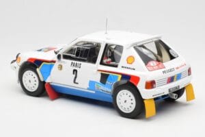 Peugeot 205 T16 #2 A. Vatanen / T. Harryman Rally Monte Carlo 1985 Norev 1:18 184864 Metalli — kuva 7 / 8