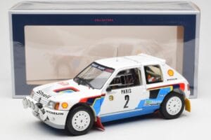 Peugeot 205 T16 #2 A. Vatanen / T. Harryman Rally Monte Carlo 1985 Norev 1:18 184864 Metalli — kuva 8 / 8