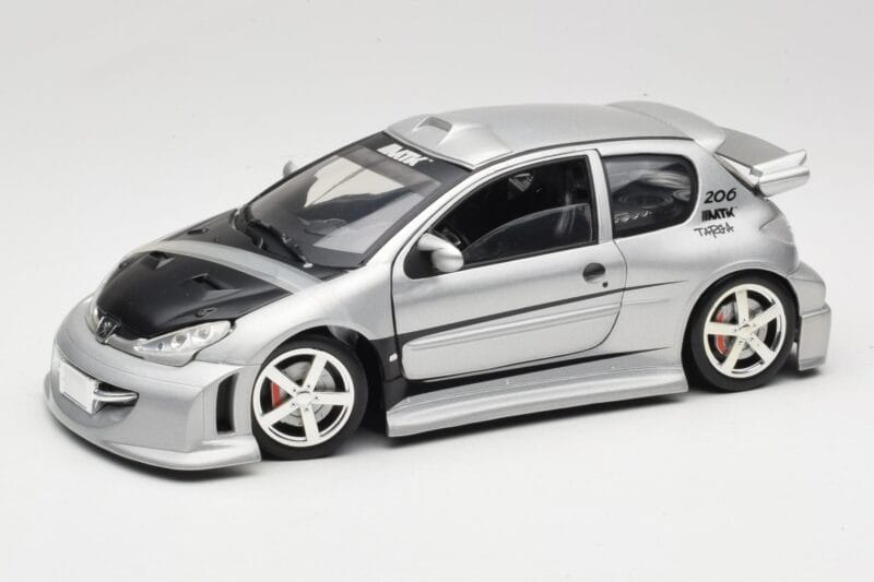 Peugeot 206 MTK Hopea Solido 1:18 1817 Metalli
