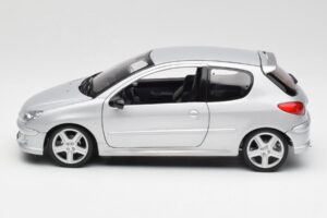 Peugeot 206 RC Aluminium Hopea Norev 1:18 184726 Metalli — kuva 4 / 8