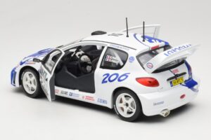 Peugeot 206 WRC #15 G. Panizzi / H. Panizzi WRC 1999 Solido 1:18 9016 Metalli — kuva 5 / 8