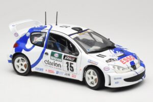 Peugeot 206 WRC #15 G. Panizzi / H. Panizzi WRC 1999 Solido 1:18 9016 Metalli — kuva 6 / 8