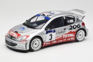 Peugeot 206 WRC #3 G. Panizzi / H. Panizzi Rally Tour de Corse 2002 Otto 1:18 OT1085 Hartsi