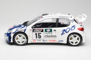 Peugeot 206 WRC G. Panizzi / H. Panizzi Tour de Corse 1999 Otto 1:12 G081 Hartsi — kuva 3 / 6