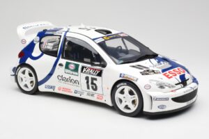 Peugeot 206 WRC G. Panizzi / H. Panizzi Tour de Corse 1999 Otto 1:12 G081 Hartsi — kuva 4 / 6