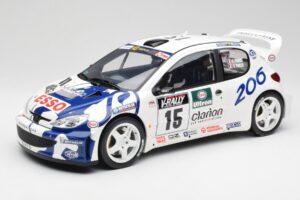 Peugeot 206 WRC G. Panizzi / H. Panizzi Tour de Corse 1999 Otto 1:12 G081 Hartsi