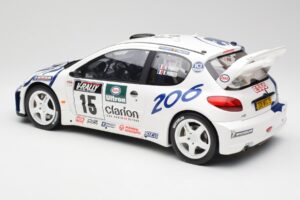 Peugeot 206 WRC G. Panizzi / H. Panizzi Tour de Corse 1999 Otto 1:12 G081 Hartsi — kuva 5 / 6