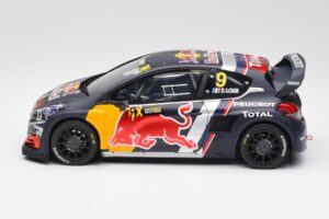 Peugeot 208 WRX #9 S. Loeb World RX of Belgium 2018 Otto 1:18 OT455 Hartsi — kuva 3 / 6