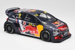 Peugeot 208 WRX #9 S. Loeb World RX of Belgium 2018 Otto 1:18 OT455 Hartsi — kuva 4 / 6