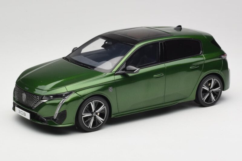 Peugeot 308 GT Olivine Green Otto 1:18 OT458 Hartsi