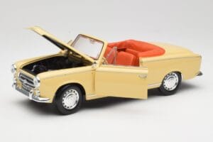 Peugeot 403 Avoauto Hiekkakeltainen Solido 1:18 8165 Metalli — kuva 2 / 8