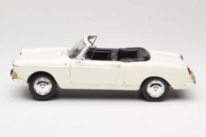 Peugeot 404 Cabriolet Valkoinen Norev 1:18 184746 Metalli — kuva 4 / 8