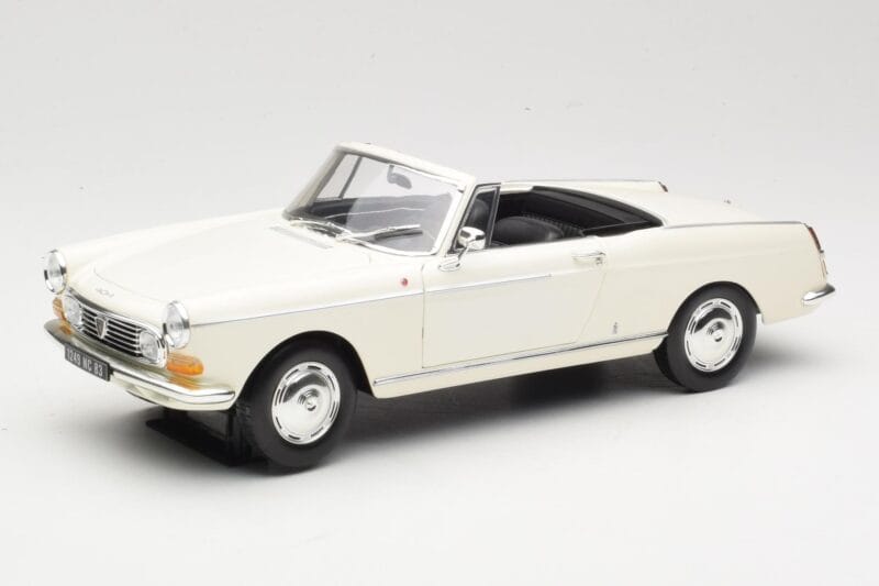 Peugeot 404 Cabriolet Valkoinen Norev 1:18 184746 Metalli