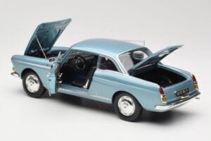 Peugeot 404 Coupe Sininen Norev 1:18 184745 Metalli — kuva 5 / 8