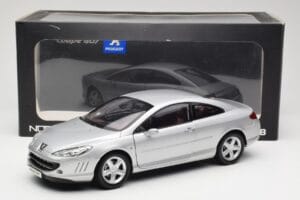 Peugeot 407 Coupe Hopea Norev 1:18 184747 Metalli — kuva 8 / 8