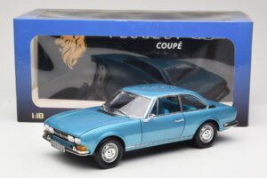 Peugeot 504 Coupe Sininen Norev 1:18 184755 Metalli — kuva 8 / 8