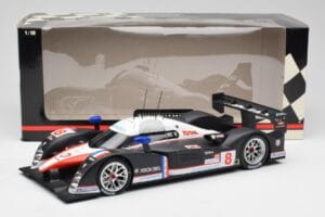 Peugeot 908 HDi LMP1 #8 S. Sarrazin / P. Lamy / S. Bourdais 24 Hours of Le Mans 2nd 2007 Minichamps 1:18 150071208 Metalli — kuva 6 / 6
