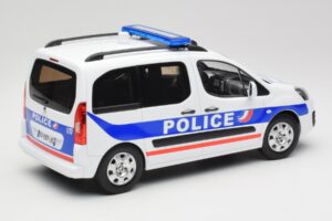 Peugeot Partner Police Sininen Norev 1:18 184891 Metalli — kuva 2 / 6