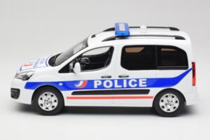 Peugeot Partner Police Sininen Norev 1:18 184891 Metalli — kuva 3 / 6