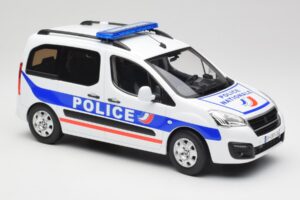 Peugeot Partner Police Sininen Norev 1:18 184891 Metalli — kuva 4 / 6