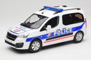 Peugeot Partner Police Sininen Norev 1:18 184891 Metalli