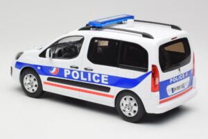 Peugeot Partner Police Sininen Norev 1:18 184891 Metalli — kuva 5 / 6