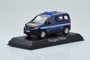 Peugeot Rifter Gendarmerie Otremer Sininen Norev 1:43 479064 Metalli — kuva 2 / 4