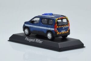Peugeot Rifter Gendarmerie Otremer Sininen Norev 1:43 479064 Metalli — kuva 3 / 4